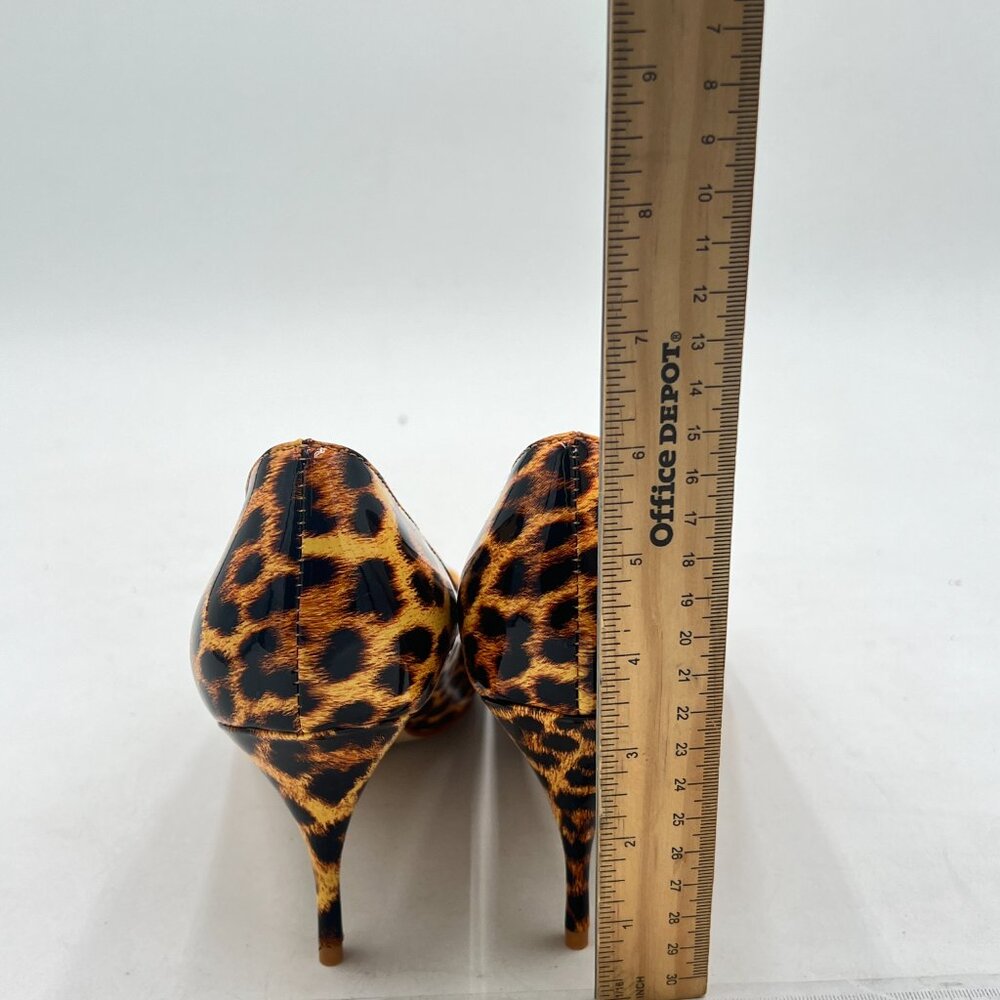 Ydn Leopard Print Pointed Toe Stilettos Heel Pump… - image 5